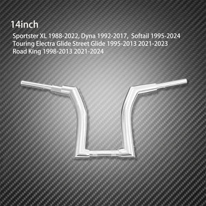 Guidon Drag Z 12"/14"/16" (Pince 1.25") - Harley-Davidson Sportster, Touring, Dyna & Softail – photo 17/18