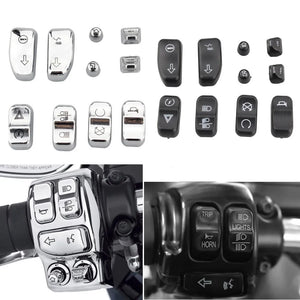 Capuchons de commodos pour Harley Touring - vue 1