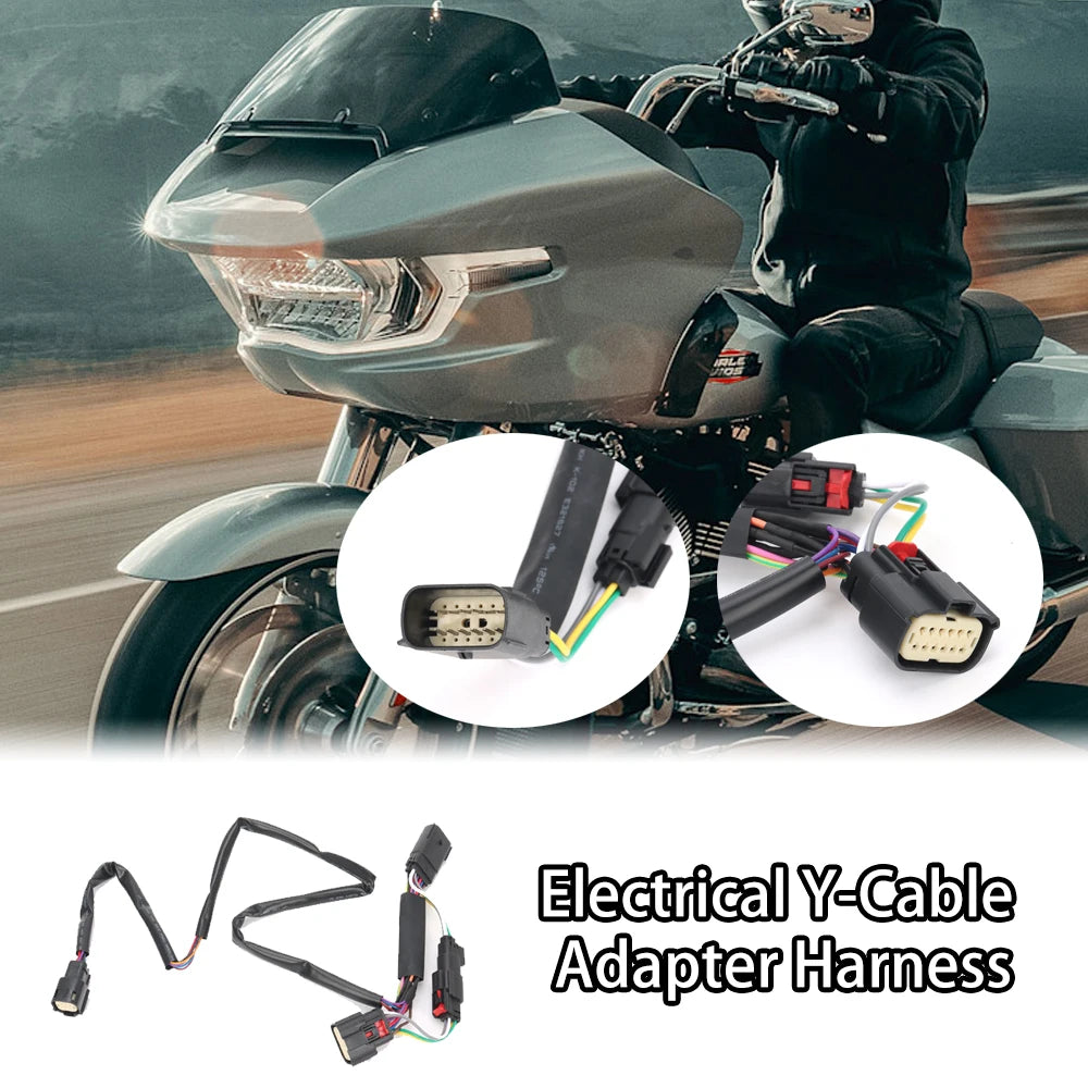 Câble Adaptateur Électrique en Y - Harley-Davidson Touring 2023-2025 (systèmes Skyline OS) – photo 1/7