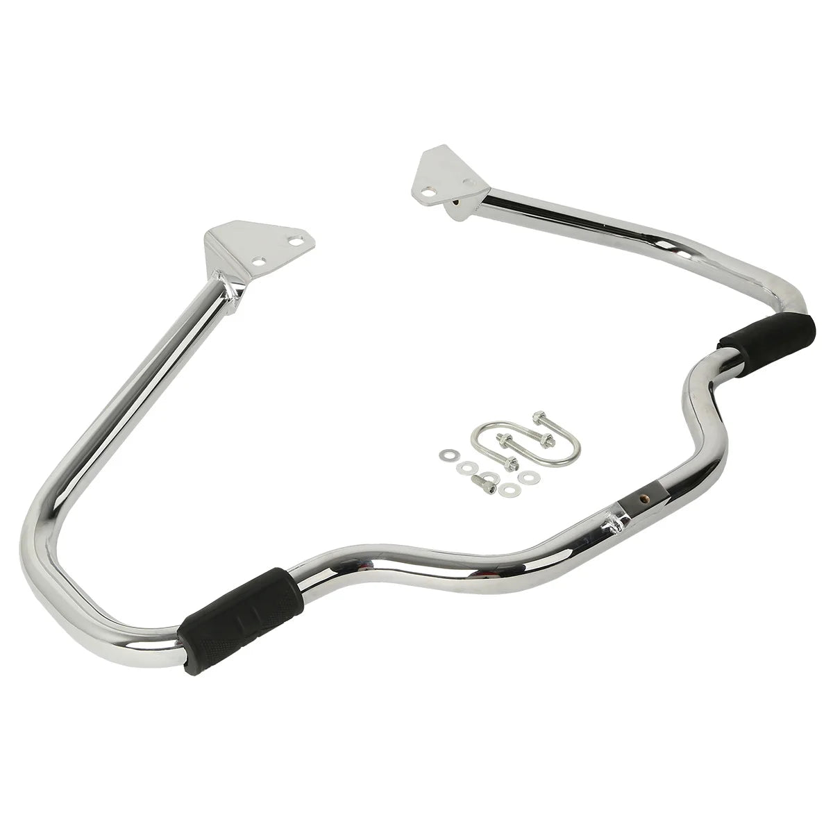 Barre de protection moteur noire sur Harley Dyna - vue 7
