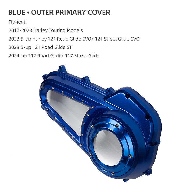 Cache de Carter Primaire (Outer Primary / Derby Cover) Aluminium - Harley-Davidson Touring Road Glide & Street Glide 2017-2024 – photo 19/24