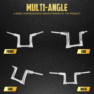 Guidon Ape Hanger 10" (Z-Design) - Harley-Davidson Sportster, Dyna, Softail & Touring – photo 3/7