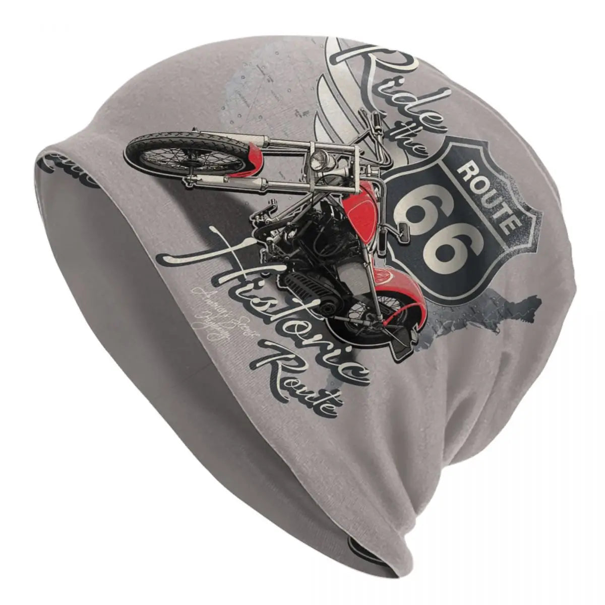 Bonnet tricoté biker Route 66 pour l'hiver - vue 21