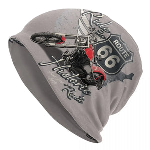 Bonnet tricoté biker Route 66 pour l'hiver - vue 21
