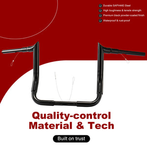 Guidon Ape Hanger Meathook fat 1,5" - Harley-Davidson Street/Electra Glide, Ultra Classic/Limited, Tri-Glide 1986-2023 – photo 4/13