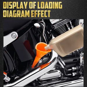 Entonnoir de remplissage d'huile 2-en-1 avec joint pour Harley-Davidson Softail, Dyna, Trike, Touring – photo 4/8