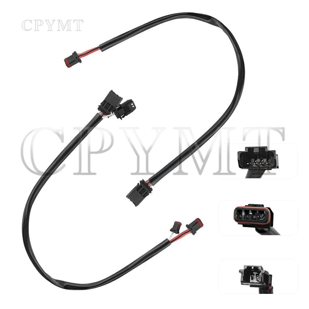Faisceau d'extension de câblage de guidon 40 cm pour Harley Softail, Dyna, Touring, Sportster 883, Breakout