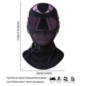 Cagoule moto hiver extensible coupe-vent - vue 2