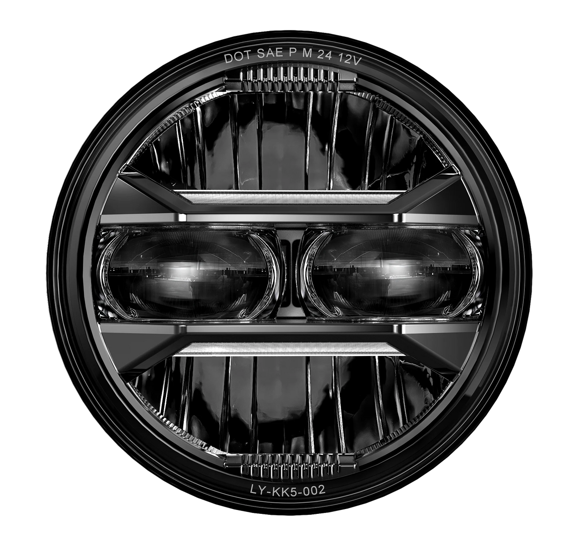 Phare LED 5,75 pouces pour Harley Dyna Softail - vue 8