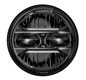 Phare LED 5,75 pouces pour Harley Dyna Softail - vue 8