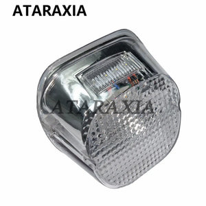 Feu arrière LED vintage rond noir style bobtail pour Harley-Davidson - vue 17