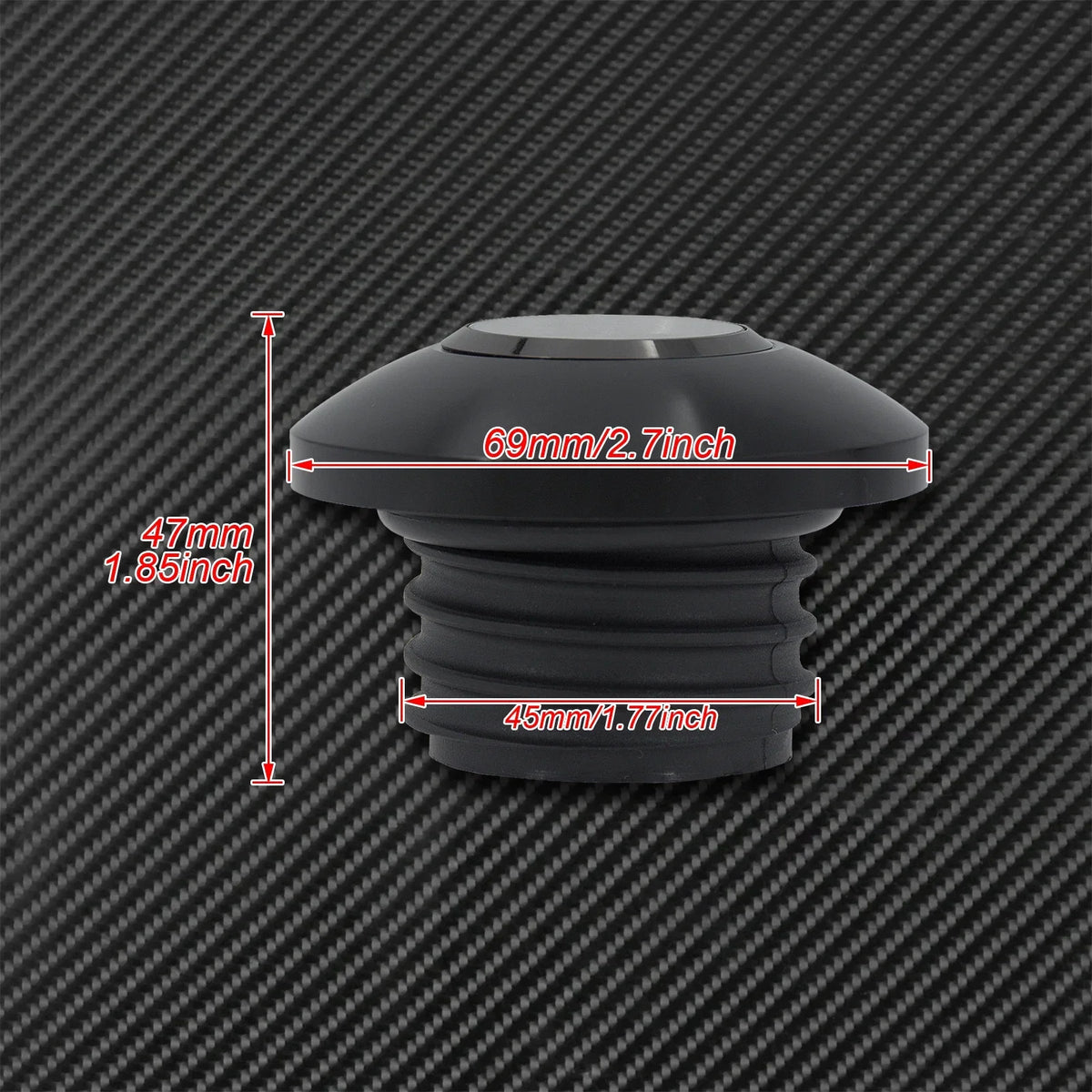 Bouchon de Réservoir avec Horloge Intégrée - Harley-Davidson Sportster, Dyna, Softail, Touring – photo 6/9
