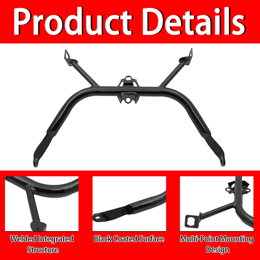 Support de fixation de carénage noir pour moto Harley-Davidson - vue 2