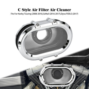 Filtre à Air avec Anneaux Décoratifs Interchangeables - Harley-Davidson Sportster, Dyna, Touring, Softail, Trike – photo 8/26