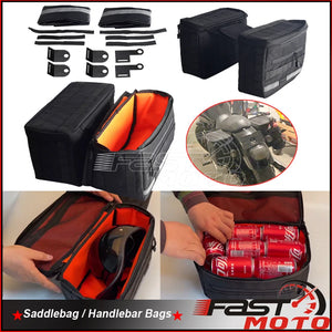 Sacoches de Voyage et Sacoche de Guidon en Nylon Balistique pour Harley Softail - vue 1