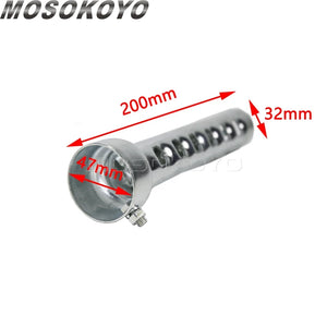 Chicane 200 mm pour échappement Harley chopper - vue 6