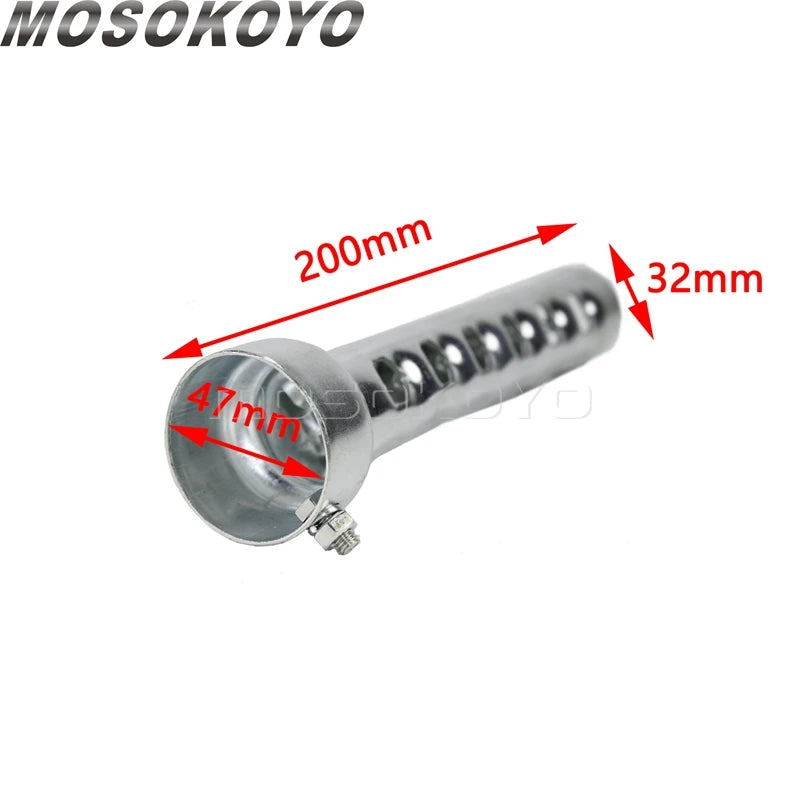 Chicane 200 mm pour échappement Harley chopper - vue 6