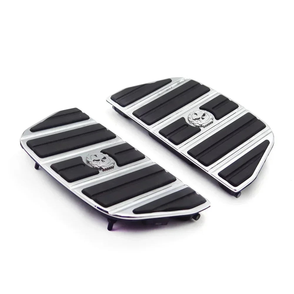 Kit d'inserts de repose-pieds passager motif tête de mort - Harley Touring/Softail Fat Boy – photo 4/7