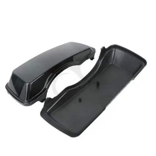 Caches supérieurs de sacoches cavalières noir brillant pour Harley Touring 1994-2013 - vue 4