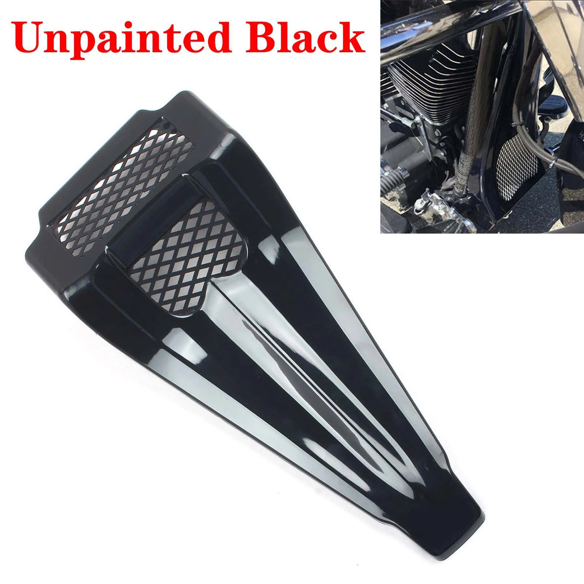 Sabot de Radiateur Stretché (Chin Spoiler) - Harley-Davidson Touring 1997-2013 – photo 3/8