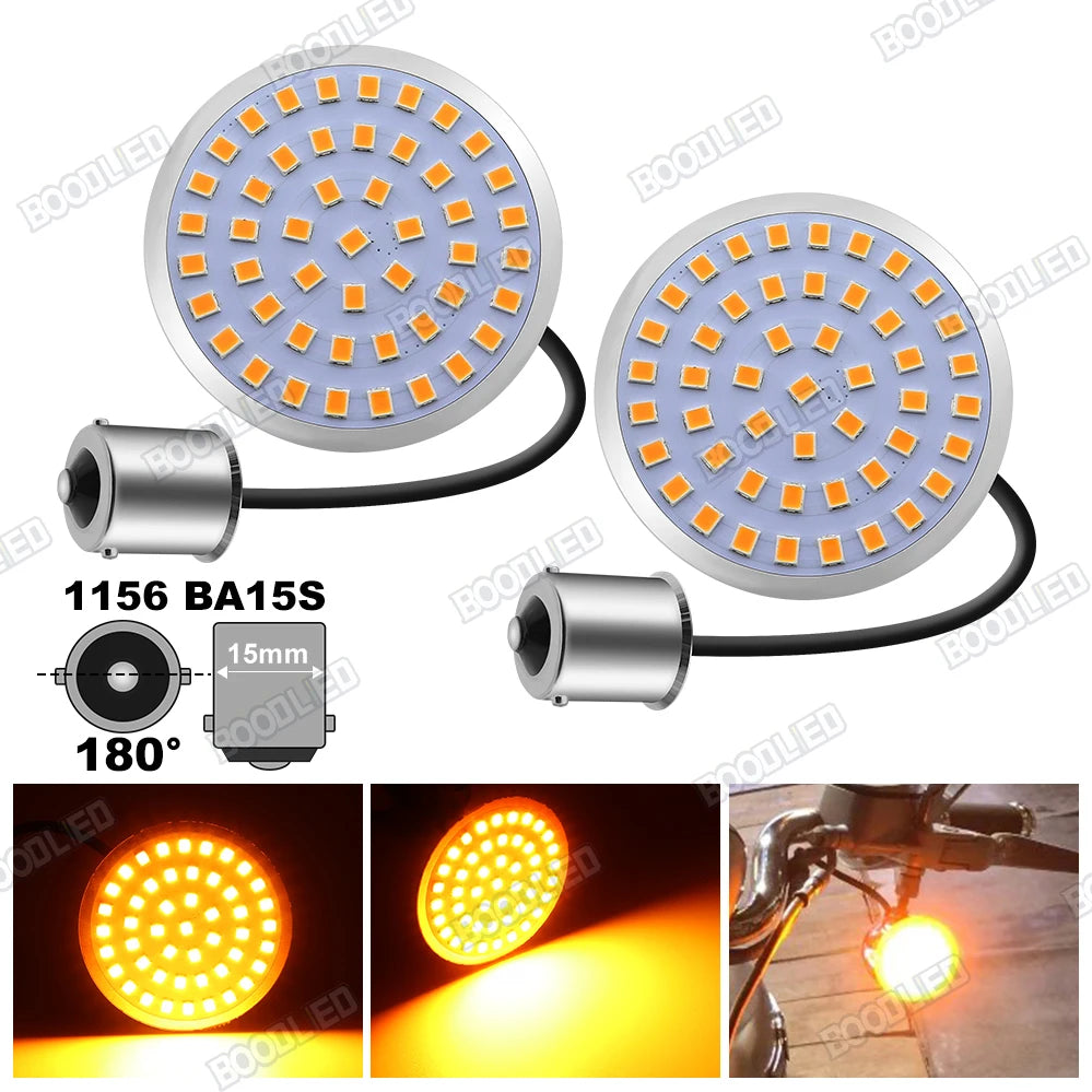 Inserts LED de clignotants pour Harley Touring - vue 1
