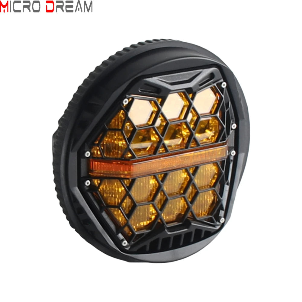 Phare LED 5,75 pouces pour Harley Dyna Softail Sportster - vue 4