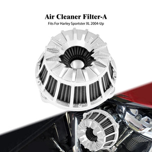 Filtre à Air Chromé - Harley-Davidson Touring, Road Glide FLHR, Softail, Dyna, Fat Boy, Sportster XL 883/1200 – photo 7/10