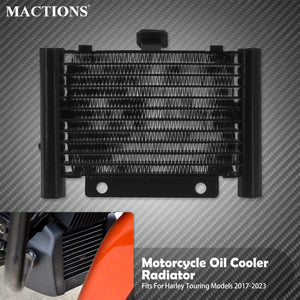 Radiateur Refroidisseur d'Huile Noir - Harley-Davidson Touring 2017-2025 – photo 1/7