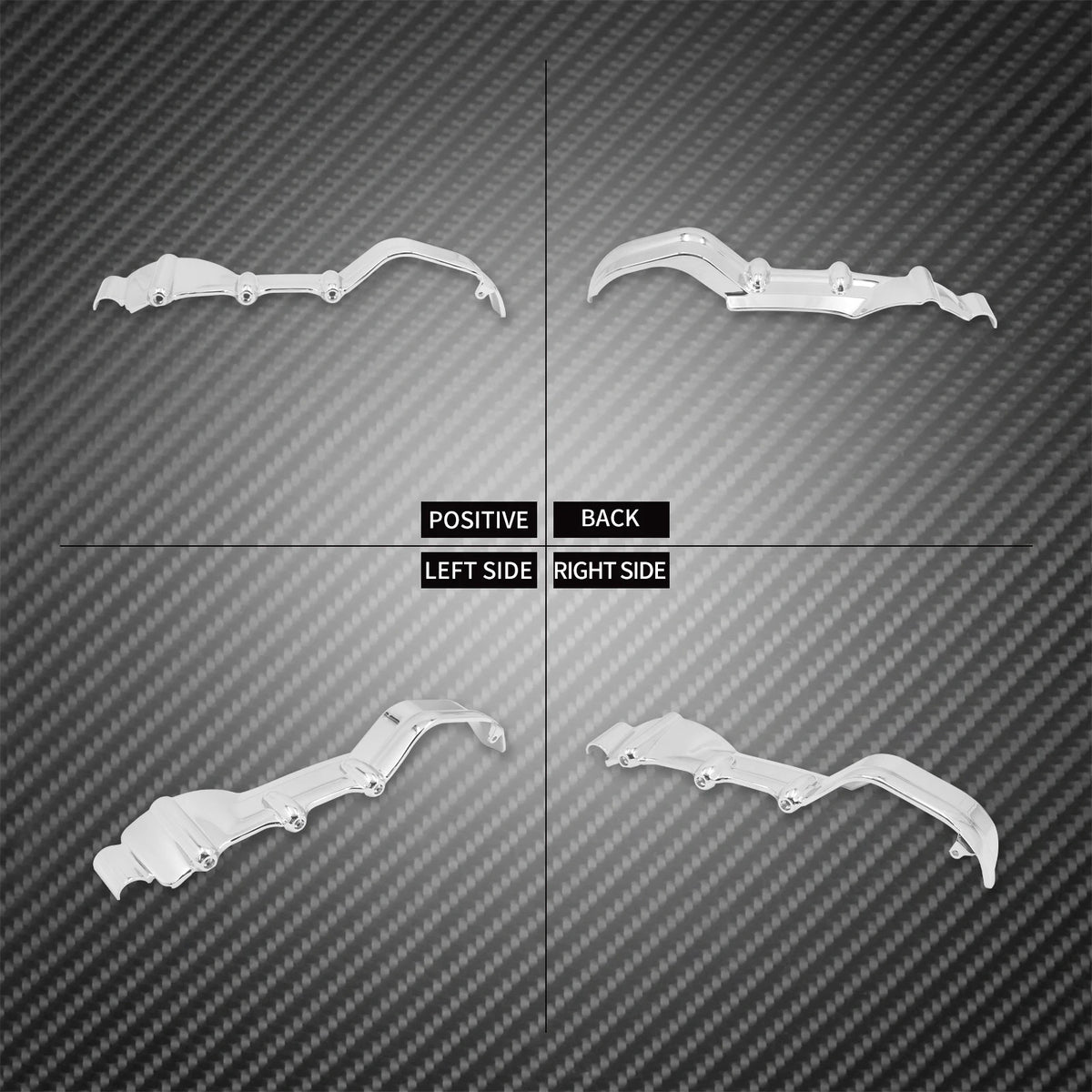 Cache primaire intérieur chromé pour Harley-Davidson Touring, Road King, Road Glide, Street Glide, Electra Glide, Trike 2009-2016 – photo 3/7
