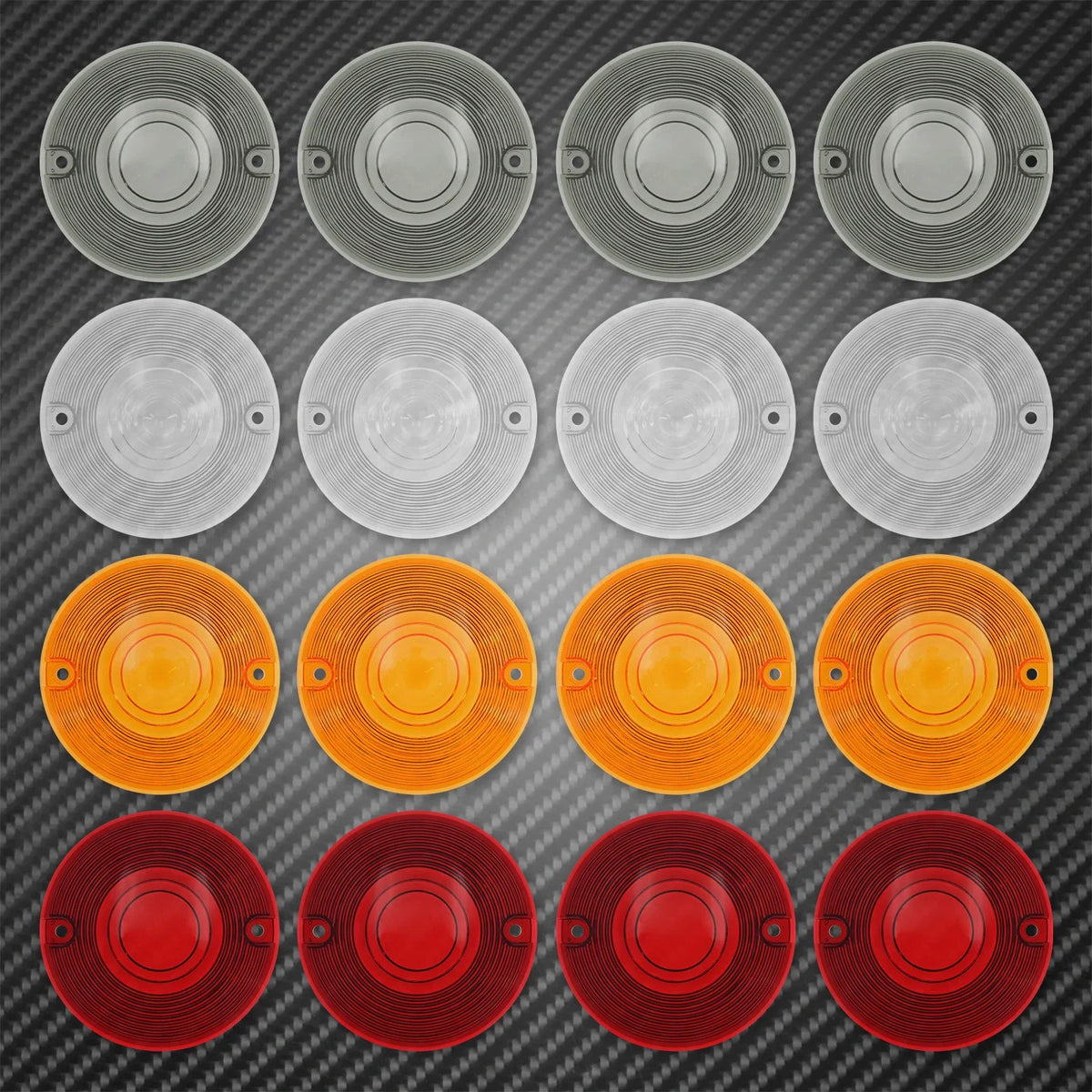 Cabochons de clignotants pour Harley Touring Softail - vue 2