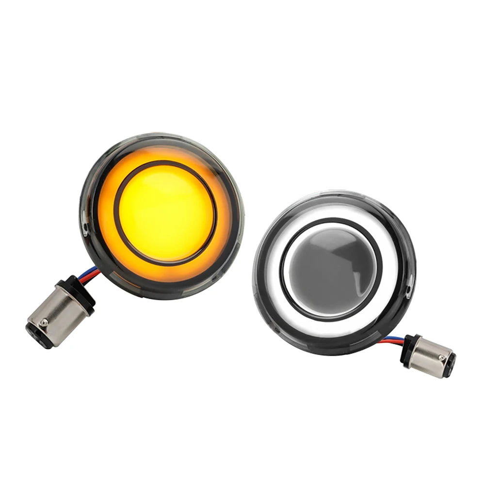 Inserts de clignotants LED à halo pour Harley Touring Softail Dyna - vue 11
