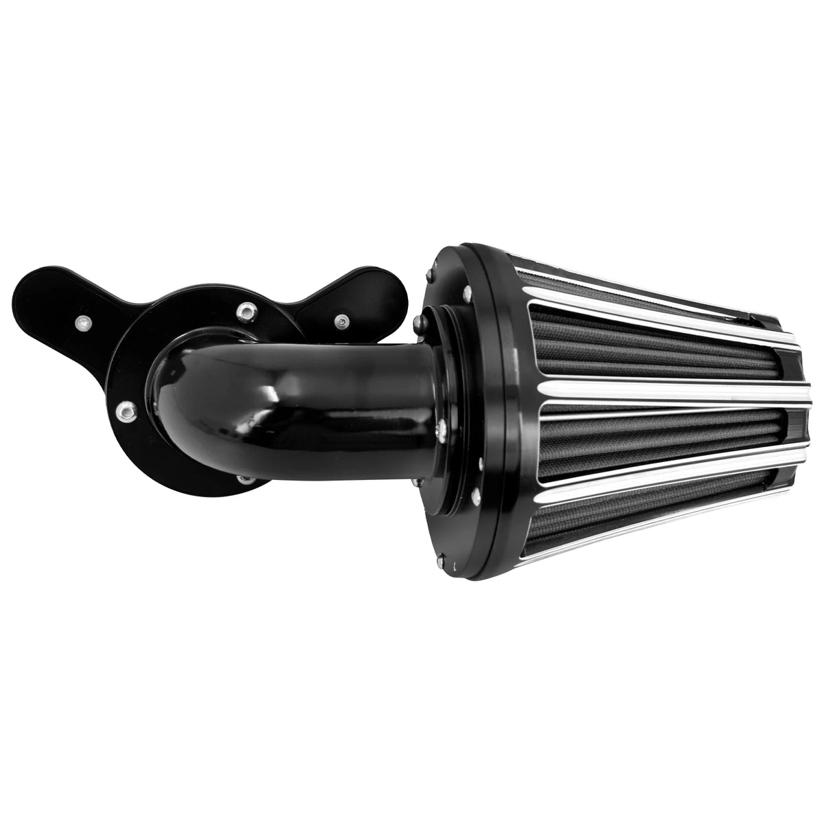 Filtre à air CNC noir et gris pour Harley-Davidson Dyna et Touring - vue 3