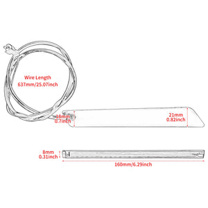Feu LED de fermoir de sacoche rouge pour Harley-Davidson Touring - vue 6