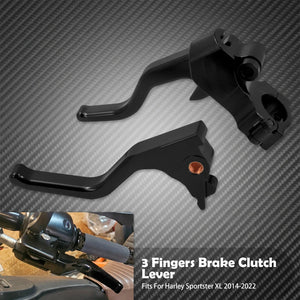 Levier de frein/embrayage court 1'' (25mm) - Harley Sportster XL 883, 1200, 48, 72, Roadster 2014-2022 – photo 8/8