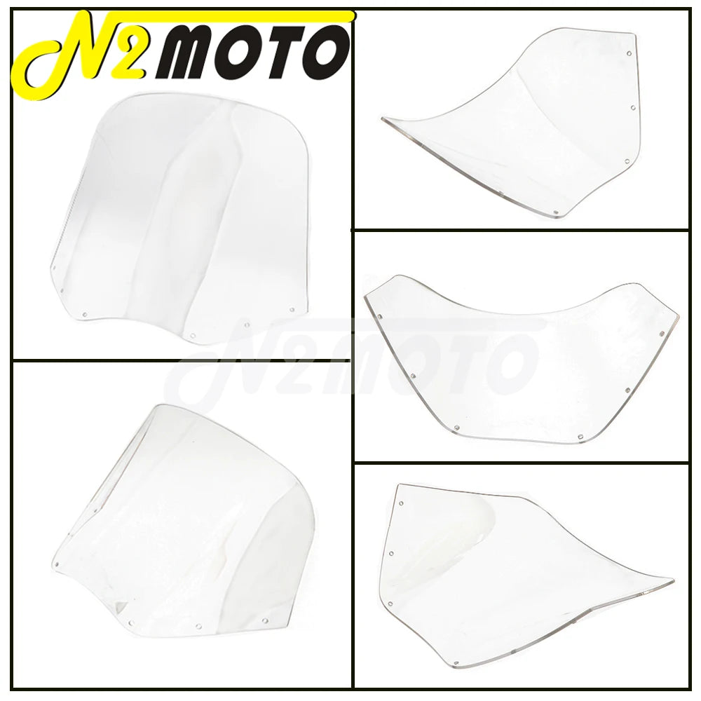 Pare-brise de carénage phare noir pour Harley Dyna - vue 4