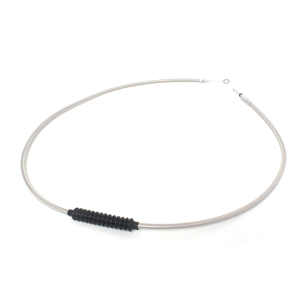 Câble d'embrayage tressé en acier 140-180 cm pour Harley-Davidson Softail, Heritage et Road King