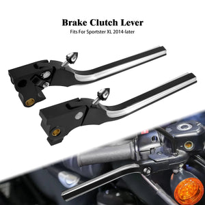 Levier de frein réglable noir pour Harley-Davidson Sportster - vue 1