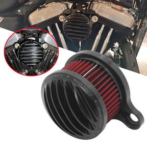 Kit filtre à air à ailettes noir pour Harley Sportster - vue 1