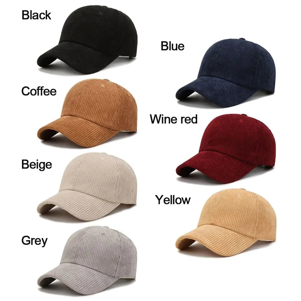 Casquette baseball velours côtelé - vue - vue 5