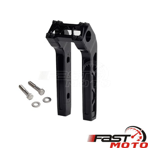 Risers de guidon noirs en aluminium pour moto Harley-Davidson - vue 18