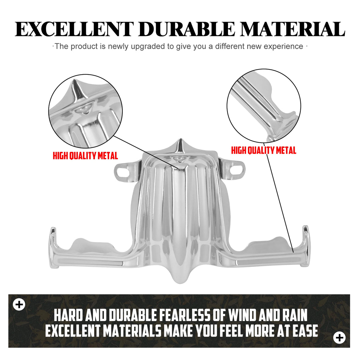 Cache chromé de bloc poussoirs moteur pour Harley-Davidson Twin Cam - vue 2