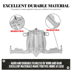 Cache chromé de bloc poussoirs moteur pour Harley-Davidson Twin Cam - vue 2