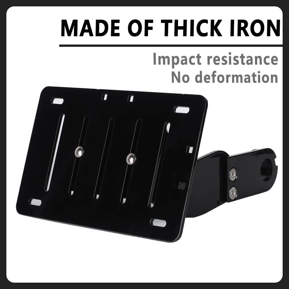 Support latéral de plaque d'immatriculation avec LED pour Harley Fat Boy, Breakout, Heritage Classic, Low Rider - vue 6