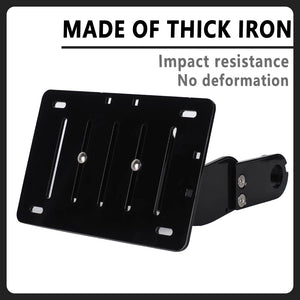 Support latéral de plaque d'immatriculation avec LED pour Harley Fat Boy, Breakout, Heritage Classic, Low Rider - vue 6