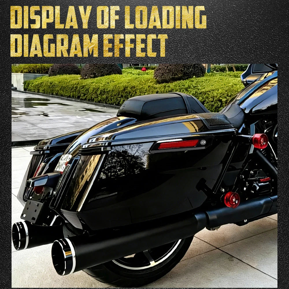 Sacoches rigides latérales étanches avec clés - Harley-Davidson Touring 2014-2026 – photo 2/10