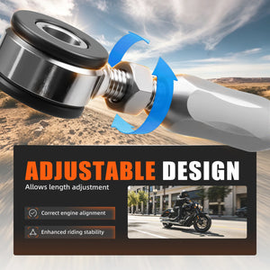 Biellette de stabilisation moteur avant pour Harley Dyna - vue 1