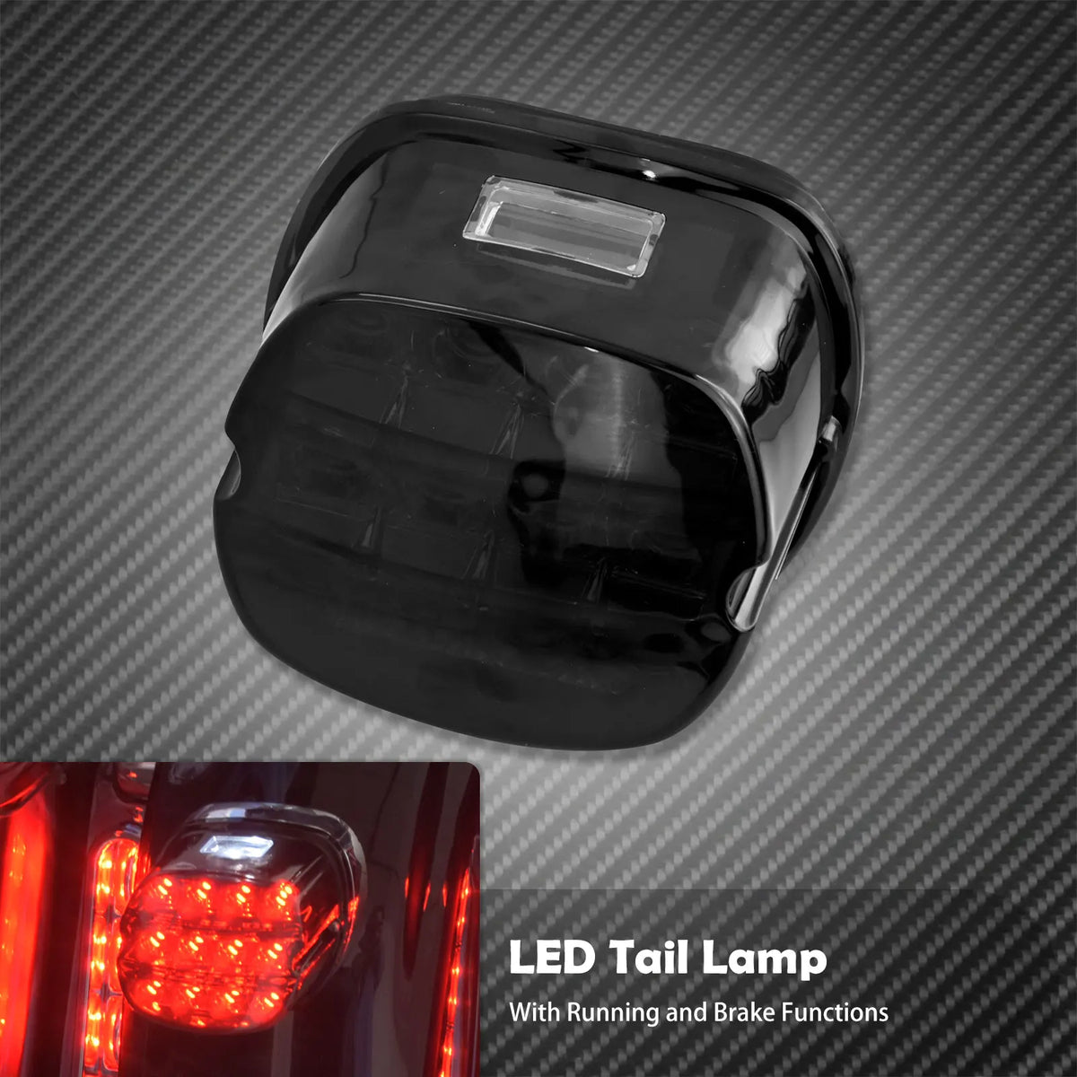 Feu arrière LED pour Harley Sportster, Dyna, Softail - vue 2