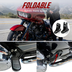 Kit de support de repose-pieds passager repliables pour Harley-Davidson Touring 2009-2023 – photo 3/8