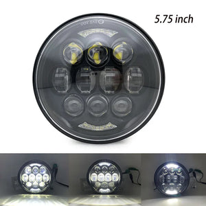 Phare LED noir 5,75 pouces avec feu de jour 40W pour Harley Sportster 883 et XL883 - vue 26