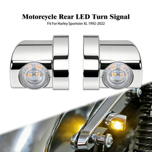Mini clignotant arrière LED ambré pour Harley-Davidson Sportster - vue 7